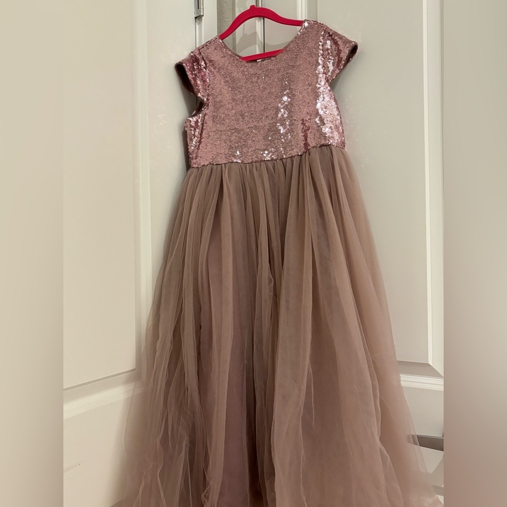 Glittery-rose Gold dress!